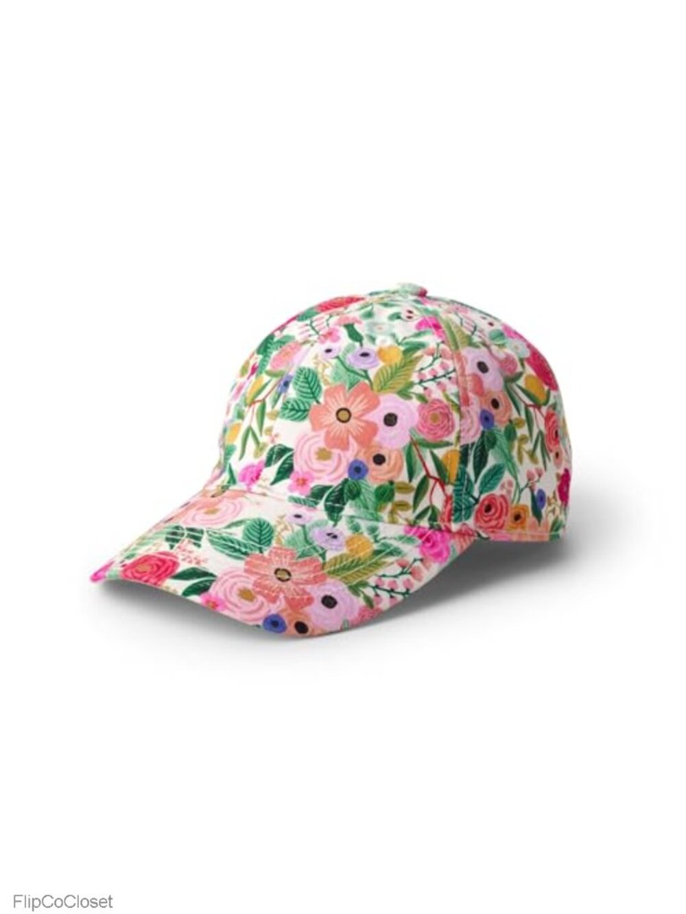 Women's Baseball Hat 7" Brim Adjustable Strap Cotton Cap